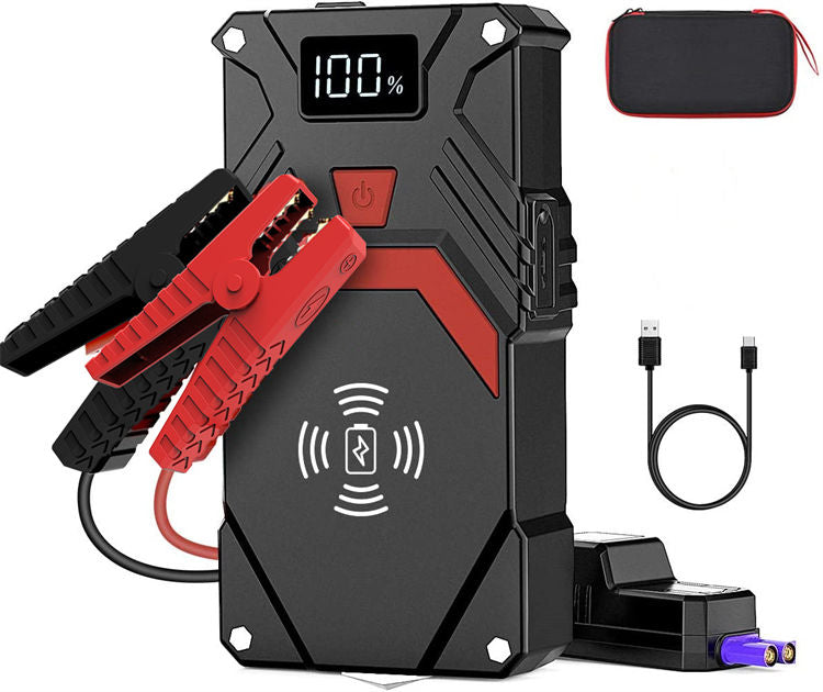 Portable Car Jump Starter 2500A Peak 24000mAh Battery Pack – 12V Gas & Diesel Engine Booster