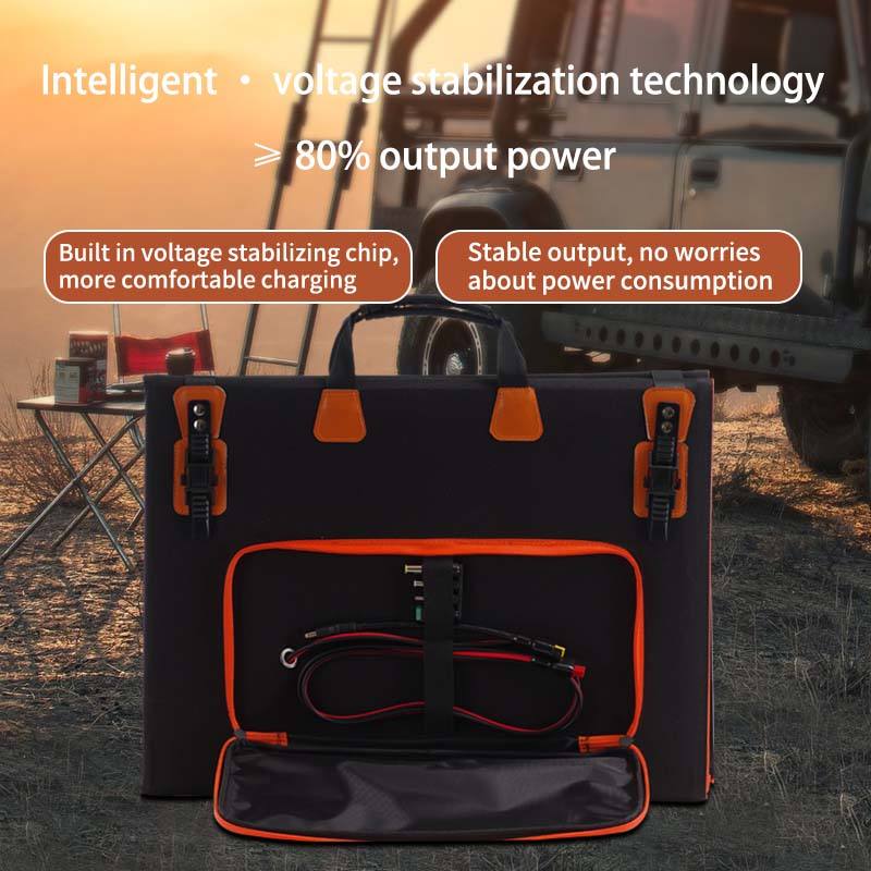 Portable Solar Panel 385W Foldable Monocrystalline High-Efficiency Charger with IP65 Waterproof for Outdoor Camping and RV